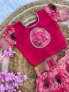 Ajd 8094 Pure Cotton Silk Kids Wear Lehengha Choli